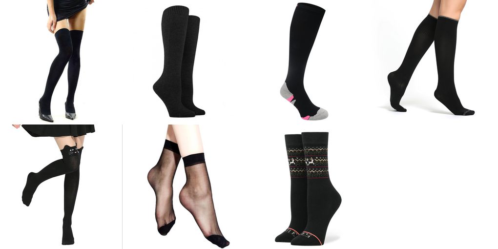 black socks for women